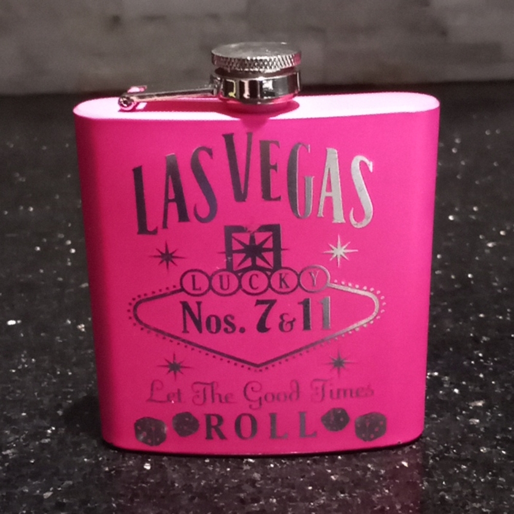 Las Vegas Pink Flask (878)